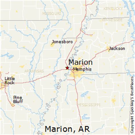 marion arkansas map|where is marion ar.